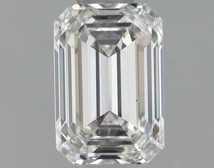 0.74 Carat Emerald Shaped Ideal Cut VS2 IGI Certified Lab Grown Diamond
