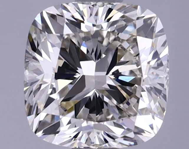 1.55 Carat Cushion Shaped Ideal Cut VVS2 IGI Certified Lab Grown Diamond