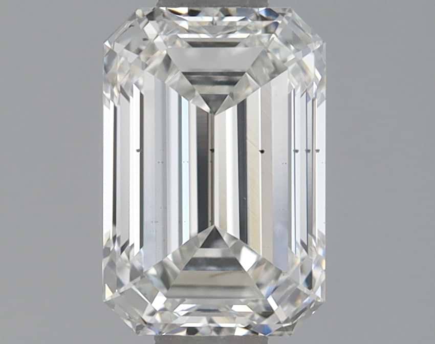 0.97 Carat Emerald Shaped Ideal Cut VS2 IGI Certified Lab Grown Diamond