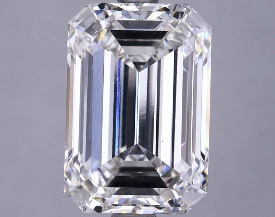4.12 Carat Emerald Shaped Ideal Cut VS1 IGI Certified Lab Grown Diamond