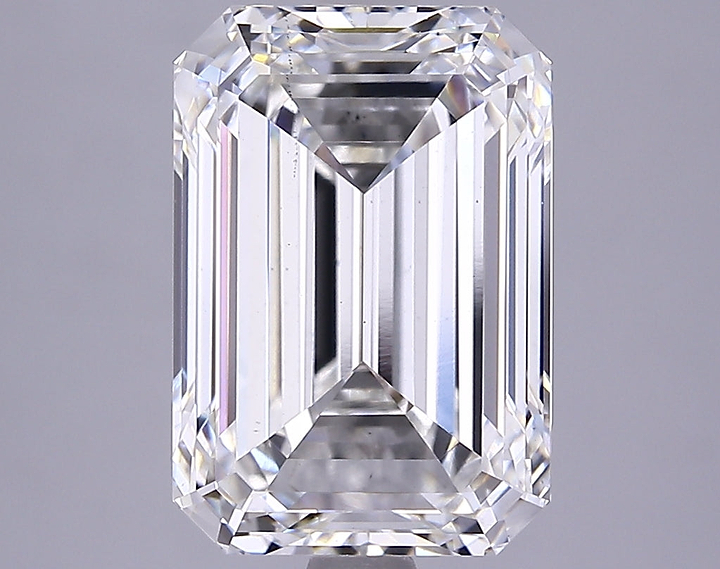 4.78 Carat Emerald Shaped Ideal Cut VS2 IGI Certified Lab Grown Diamond
