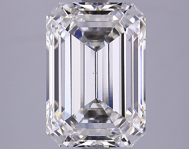 4.14 Carat Emerald Shaped Ideal Cut VS1 IGI Certified Lab Grown Diamond
