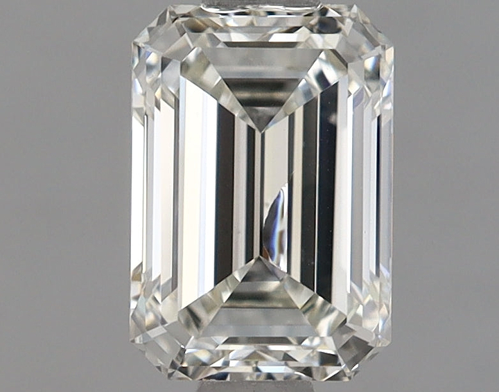 1.04 Carat Emerald Shaped Ideal Cut VVS2 IGI Certified Lab Grown Diamond