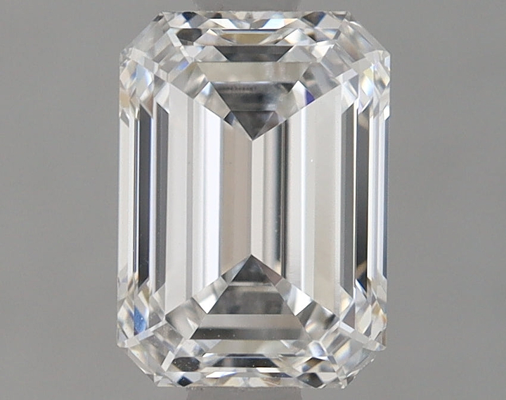 1.34 Carat Emerald Shaped Ideal Cut VS1 IGI Certified Lab Grown Diamond