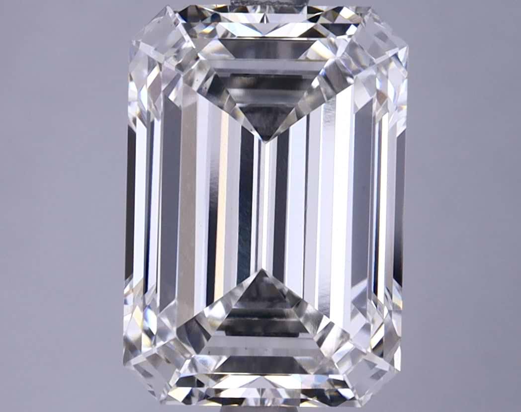 4.15 Carat Emerald Shaped Ideal Cut VS1 IGI Certified Lab Grown Diamond