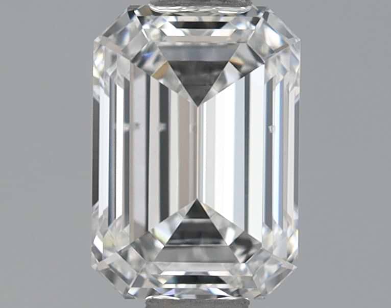 0.97 Carat Emerald Shaped Ideal Cut VS2 IGI Certified Lab Grown Diamond