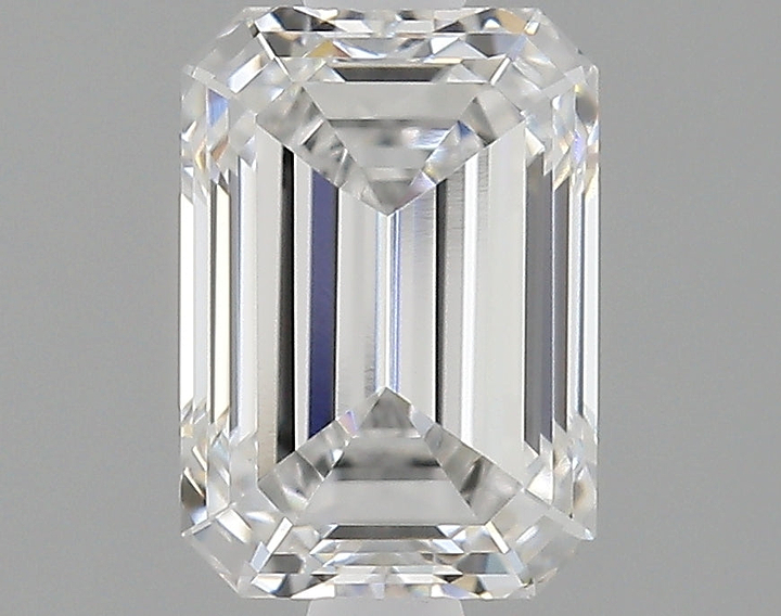 1.21 Carat Emerald Shaped Ideal Cut VVS2 IGI Certified Lab Grown Diamond