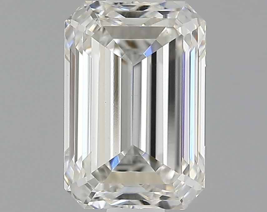 0.94 Carat Emerald Shaped Ideal Cut VVS2 IGI Certified Lab Grown Diamond