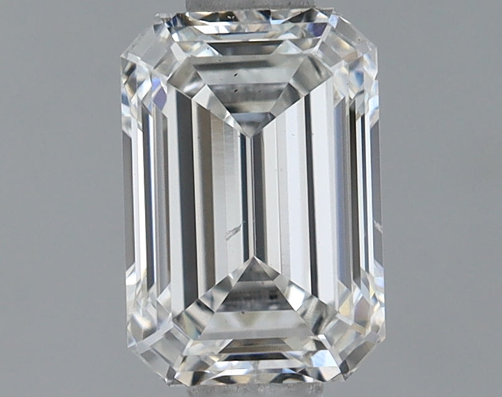 0.73 Carat Emerald Shaped Ideal Cut VS1 IGI Certified Lab Grown Diamond