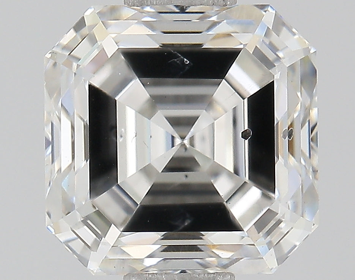 1.5 Carat Asscher Shaped Ideal Cut SI1 IGI Certified Lab Grown Diamond