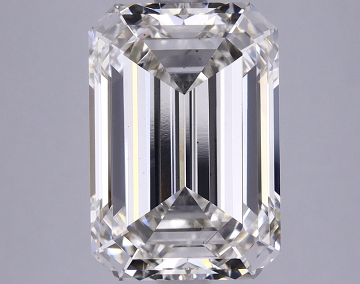 4.13 Carat Emerald Shaped Ideal Cut VS2 IGI Certified Lab Grown Diamond