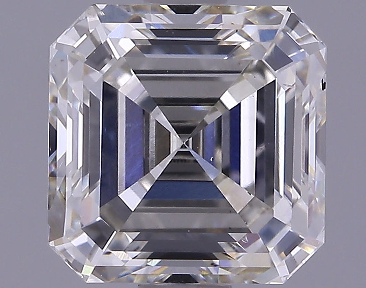 1.67 Carat Asscher Shaped Excellent Cut VS2 IGI Certified Lab Grown Diamond