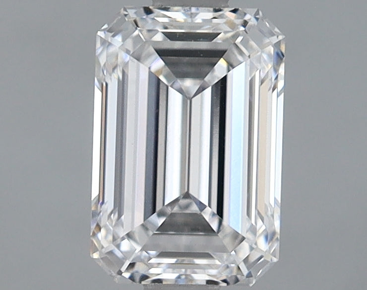 1.37 Carat Emerald Shaped Ideal Cut VVS2 IGI Certified Lab Grown Diamond