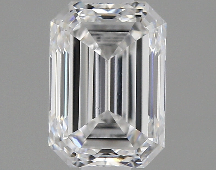 0.74 Carat Emerald Shaped Ideal Cut VS1 IGI Certified Lab Grown Diamond