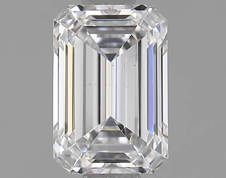 0.73 Carat Emerald Shaped Ideal Cut VS1 IGI Certified Lab Grown Diamond