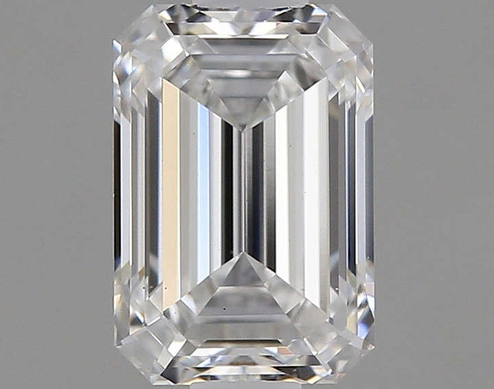 0.84 Carat Emerald Shaped Ideal Cut VS1 IGI Certified Lab Grown Diamond