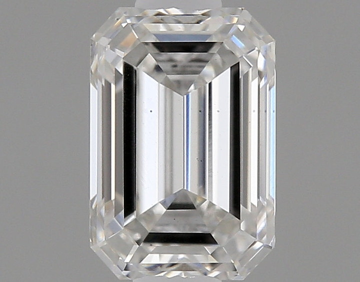 0.86 Carat Emerald Shaped Ideal Cut VS1 IGI Certified Lab Grown Diamond
