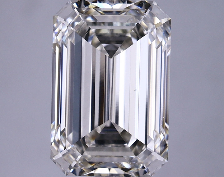 4.59 Carat Emerald Shaped Excellent Cut VVS2 IGI Certified Lab Grown Diamond