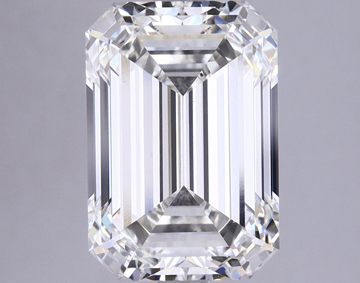 3.75 Carat Emerald Shaped Ideal Cut VS1 IGI Certified Lab Grown Diamond