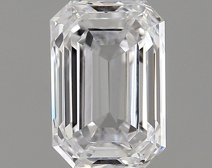 0.91 Carat Emerald Shaped Ideal Cut VVS2 IGI Certified Lab Grown Diamond