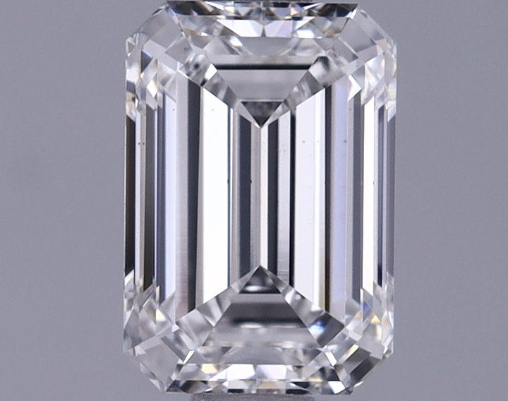 0.97 Carat Emerald Shaped Ideal Cut VS2 IGI Certified Lab Grown Diamond