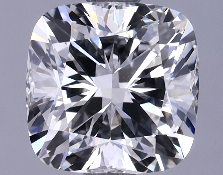 1.47 Carat Cushion Shaped Ideal Cut VVS2 IGI Certified Lab Grown Diamond