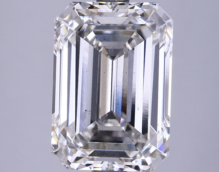 4.13 Carat Emerald Shaped Ideal Cut VS2 IGI Certified Lab Grown Diamond