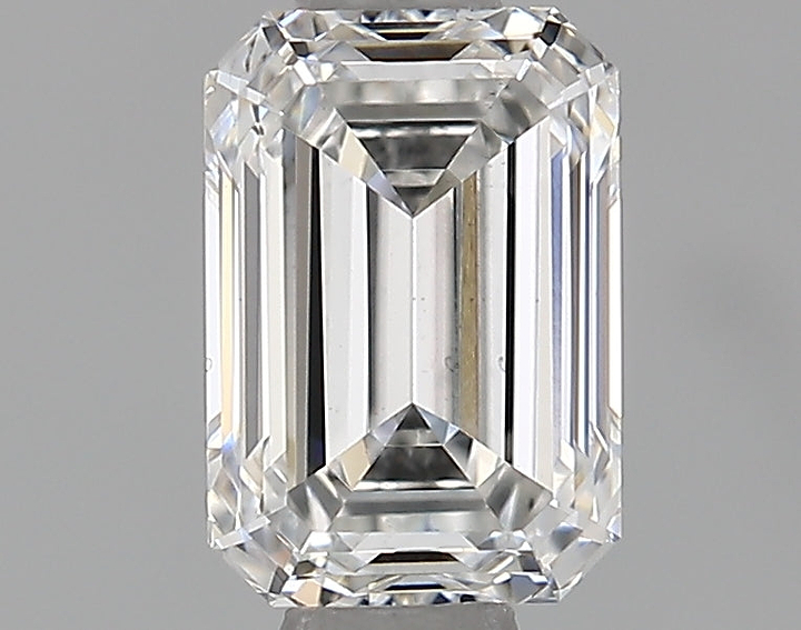 0.72 Carat Emerald Shaped Ideal Cut VS2 IGI Certified Lab Grown Diamond