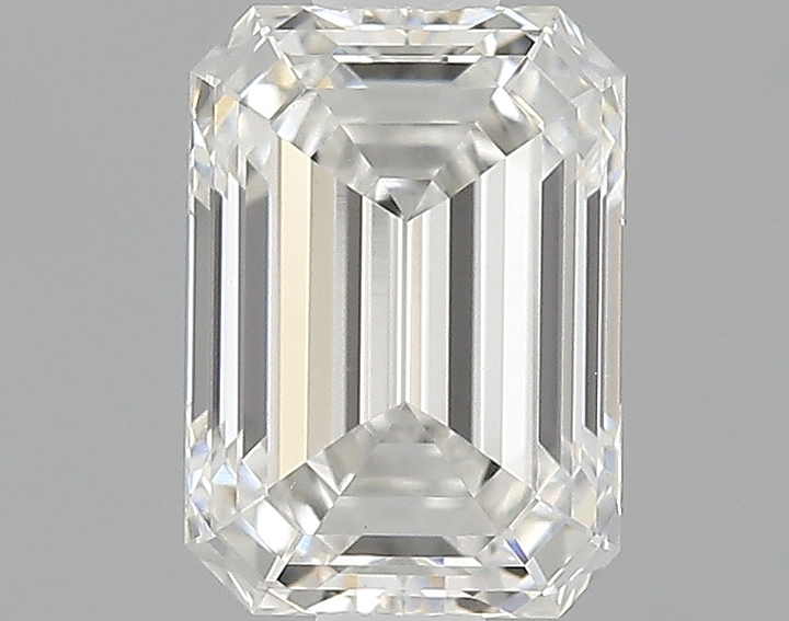 0.81 Carat Emerald Shaped Ideal Cut VVS2 IGI Certified Lab Grown Diamond