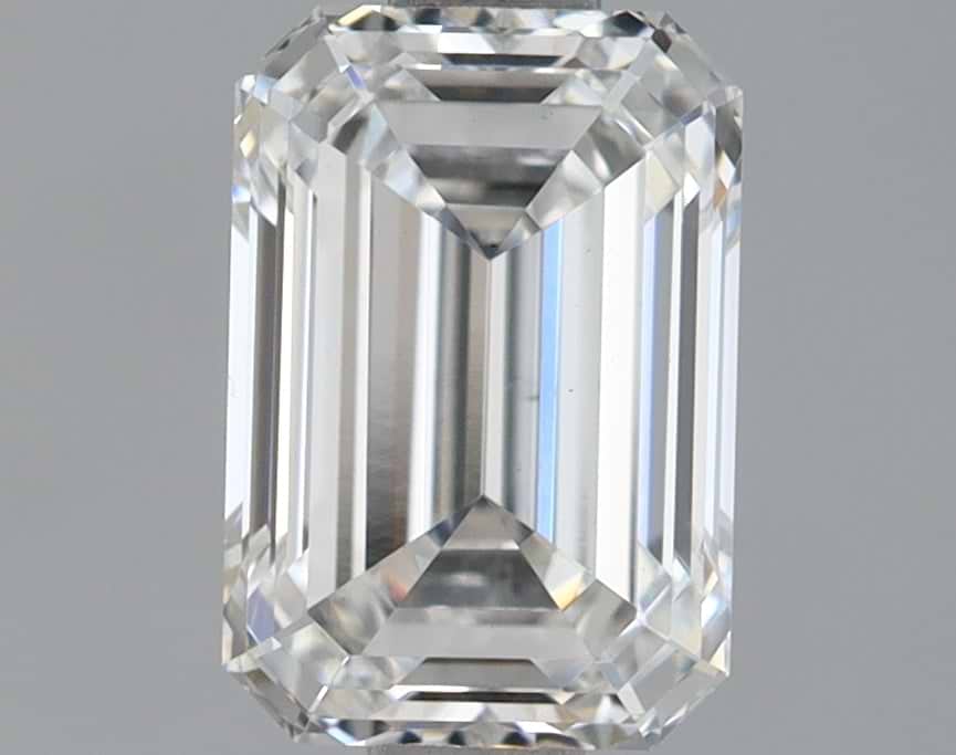 1.12 Carat Emerald Shaped Ideal Cut VS1 IGI Certified Lab Grown Diamond