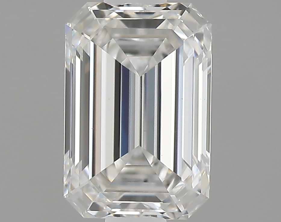 0.88 Carat Emerald Shaped Ideal Cut VS1 IGI Certified Lab Grown Diamond