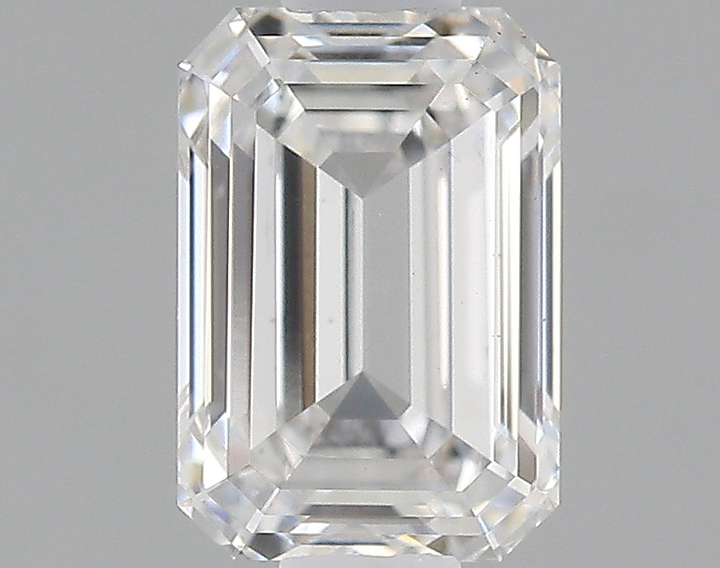 0.74 Carat Emerald Shaped Ideal Cut VS1 IGI Certified Lab Grown Diamond