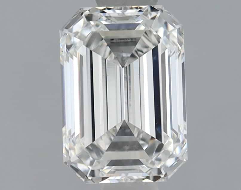 0.84 Carat Emerald Shaped Ideal Cut VS1 IGI Certified Lab Grown Diamond
