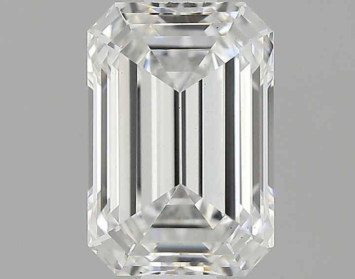 0.85 Carat Emerald Shaped Ideal Cut VS1 IGI Certified Lab Grown Diamond