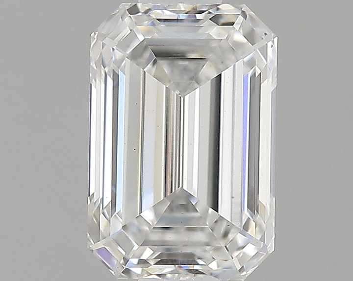 0.72 Carat Emerald Shaped Excellent Cut VS1 IGI Certified Lab Grown Diamond