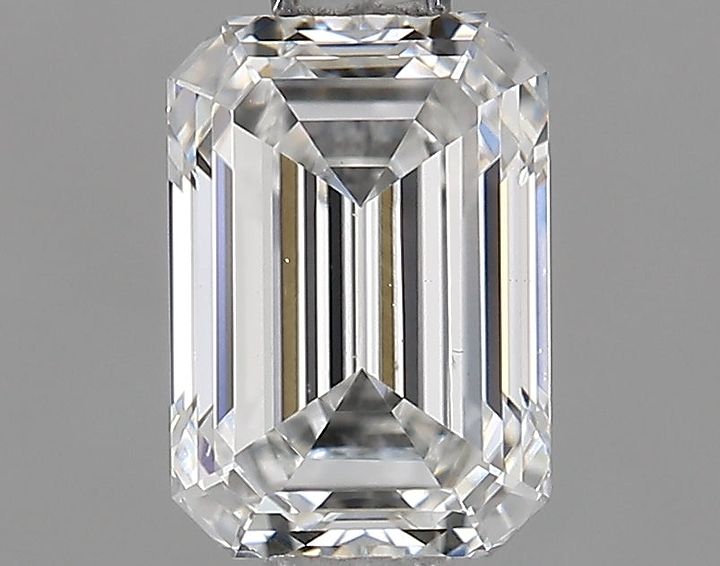 0.86 Carat Emerald Shaped Ideal Cut VS1 IGI Certified Lab Grown Diamond