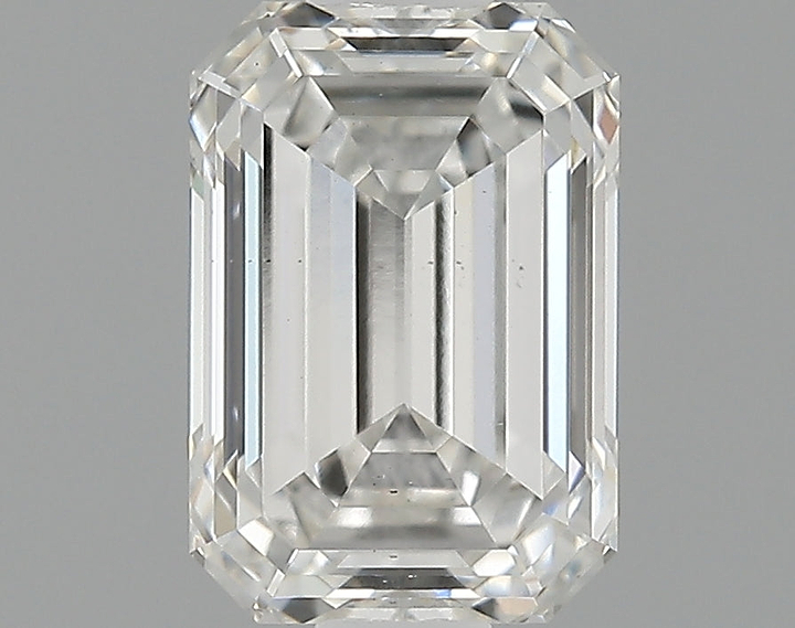0.82 Carat Emerald Shaped Ideal Cut VS2 IGI Certified Lab Grown Diamond