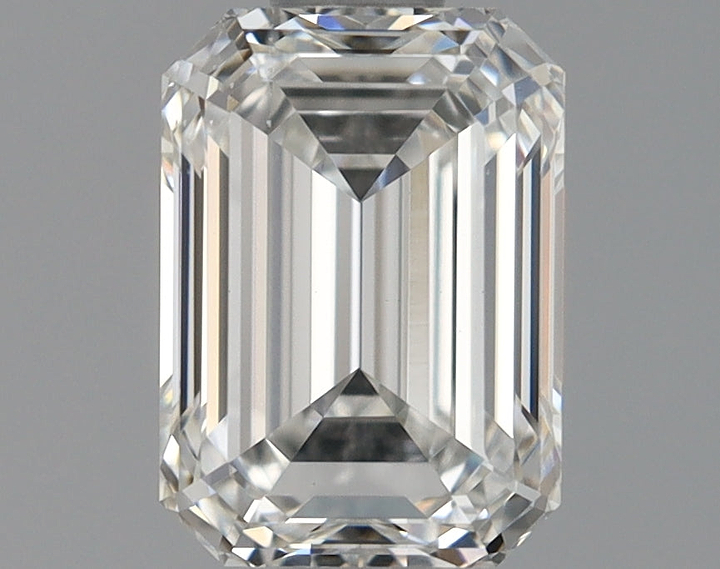 0.84 Carat Emerald Shaped Ideal Cut VS2 IGI Certified Lab Grown Diamond