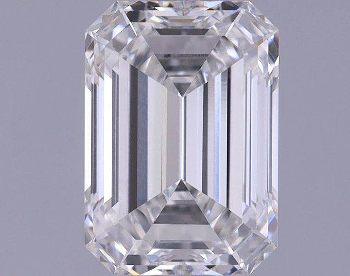 1.29 Carat Emerald Shaped Ideal Cut VS1 IGI Certified Lab Grown Diamond