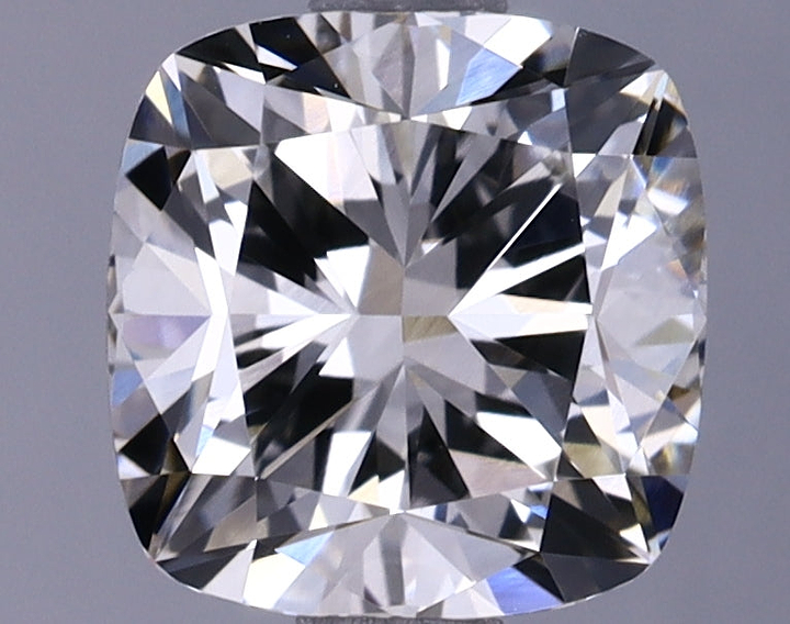 1.58 Carat Cushion Shaped Ideal Cut VVS2 IGI Certified Lab Grown Diamond