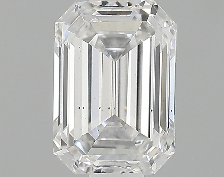 0.74 Carat Emerald Shaped Ideal Cut VS2 IGI Certified Lab Grown Diamond