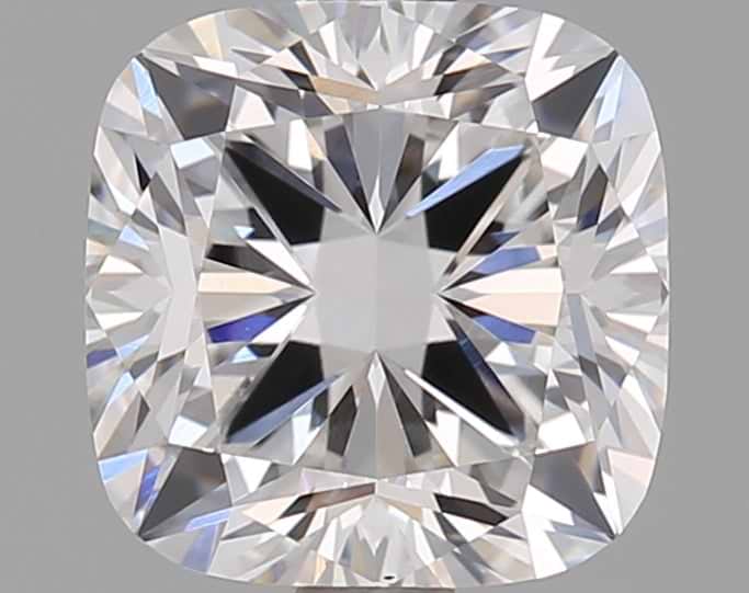 1.82 Carat Cushion Shaped Ideal Cut VVS2 IGI Certified Lab Grown Diamond