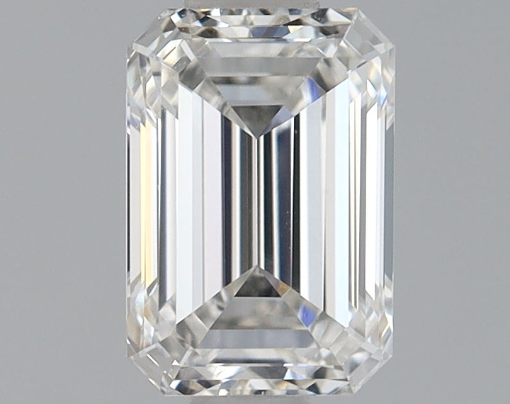 0.79 Carat Emerald Shaped Ideal Cut VVS2 IGI Certified Lab Grown Diamond