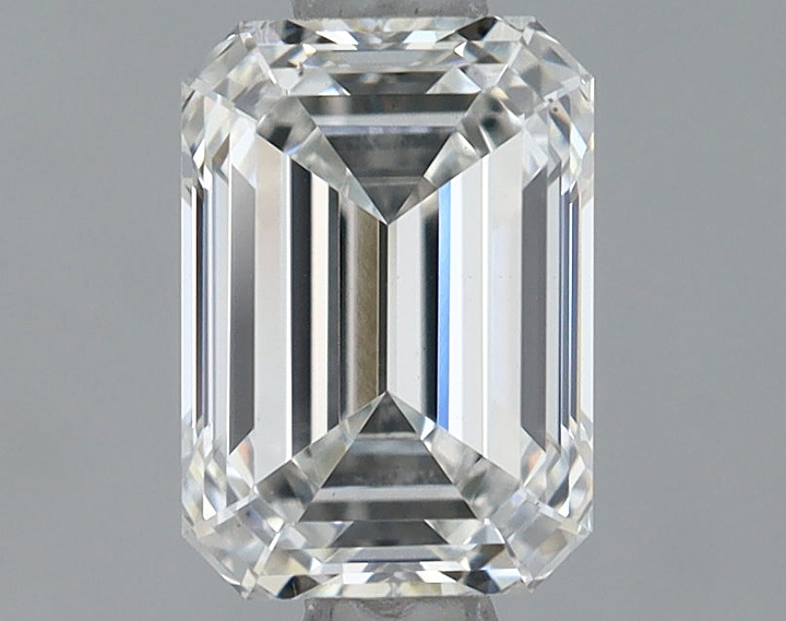 0.88 Carat Emerald Shaped Ideal Cut VS1 IGI Certified Lab Grown Diamond
