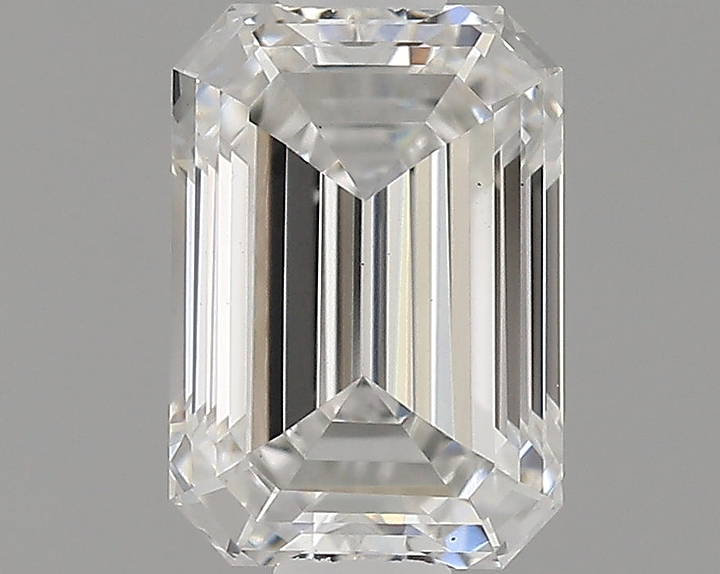 0.85 Carat Emerald Shaped Ideal Cut VS1 IGI Certified Lab Grown Diamond