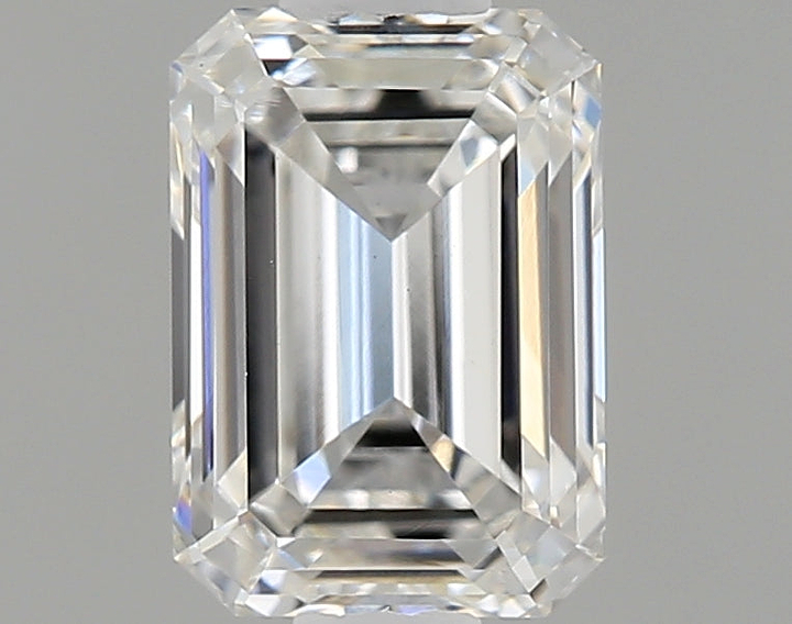 0.81 Carat Emerald Shaped Ideal Cut VVS2 IGI Certified Lab Grown Diamond
