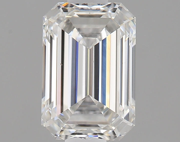 0.95 Carat Emerald Shaped Ideal Cut VVS2 IGI Certified Lab Grown Diamond