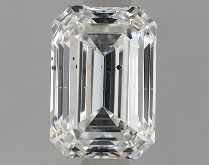 1.12 Carat Emerald Shaped Ideal Cut SI1 IGI Certified Lab Grown Diamond
