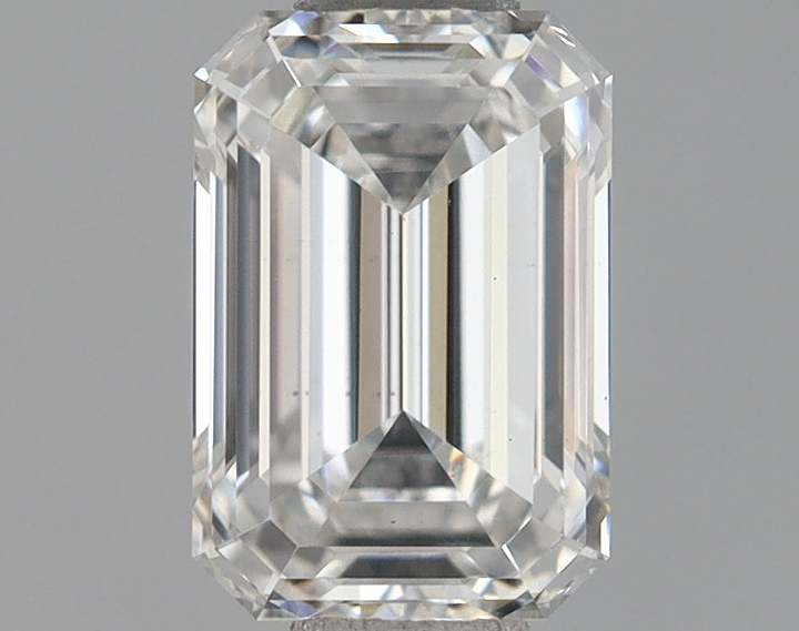 0.82 Carat Emerald Shaped Ideal Cut VS2 IGI Certified Lab Grown Diamond