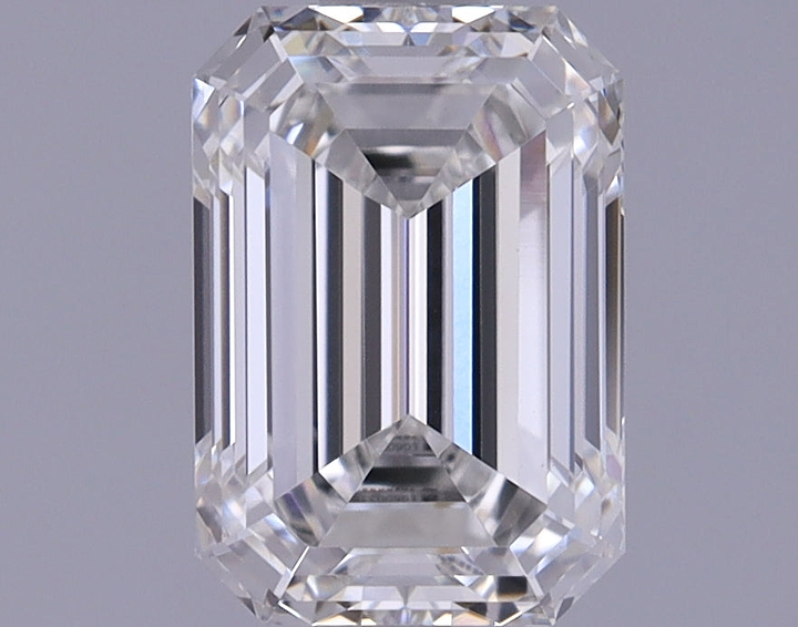 1.2 Carat Emerald Shaped Ideal Cut VVS2 IGI Certified Lab Grown Diamond